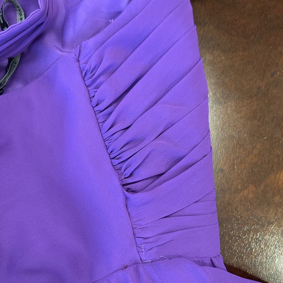Alfred Angelo Vibrant Purple Bridesmaid Dress - Picture 6 of 15